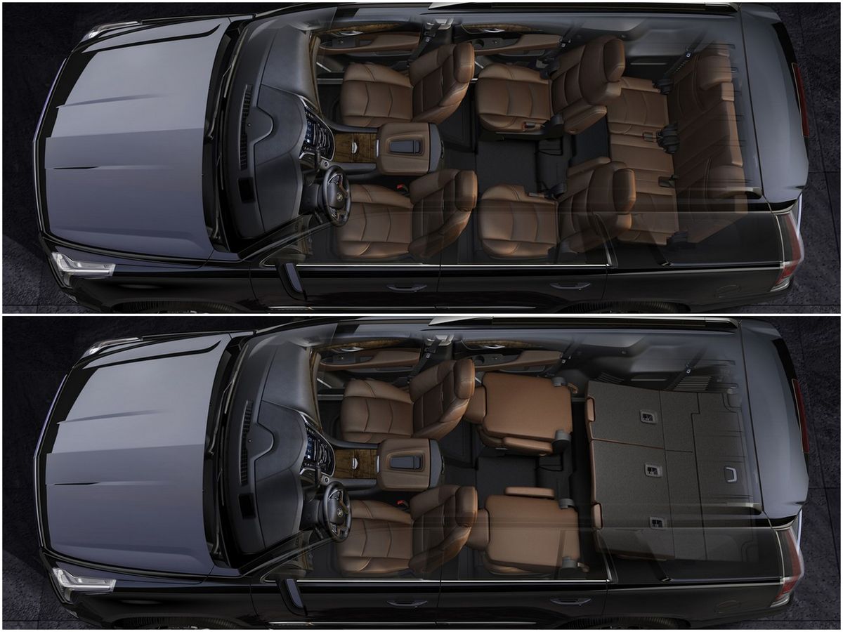 Новий Cadillac Escalade — інтер'єр, фото 1